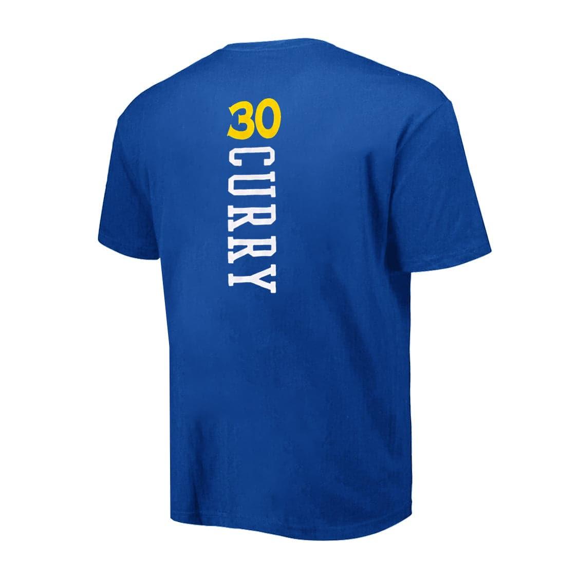 NBA Essentials T-Shirts Youths Steph Curry Golden State Warriors NBA Essentials Name Number T-Shirt - Blue