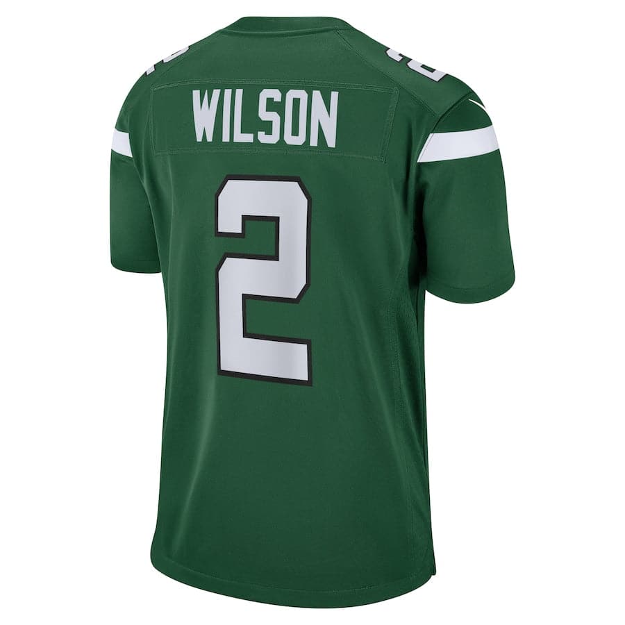 Nike Jerseys Zach Wilson New York Jets Nike NFL Game Jersey - Green