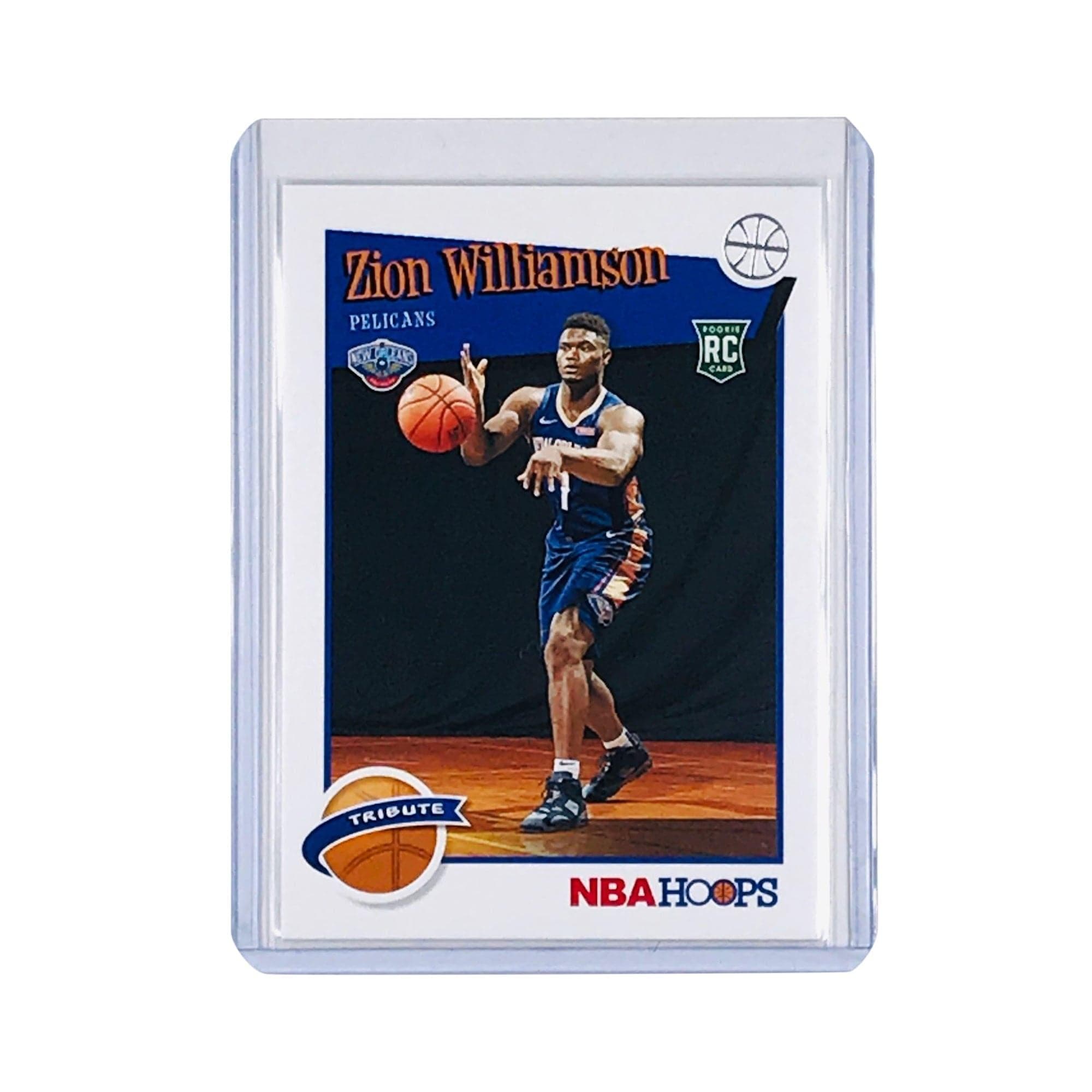 Panini Cards Zion Williamson New Orleans Pelicans 2019-20 Panini Hoops NBA Rookie Tribute Card