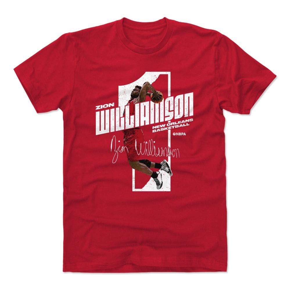 500 Level T-Shirts Zion Williamson New Orleans Pelicans 500 Level NBA Stretch T-Shirt - Red