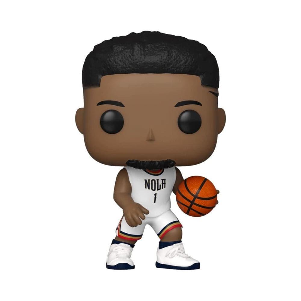 Funko Figures Zion Williamson New Orleans Pelicans Funko NBA 21-22 City Edition Pop Figure - White