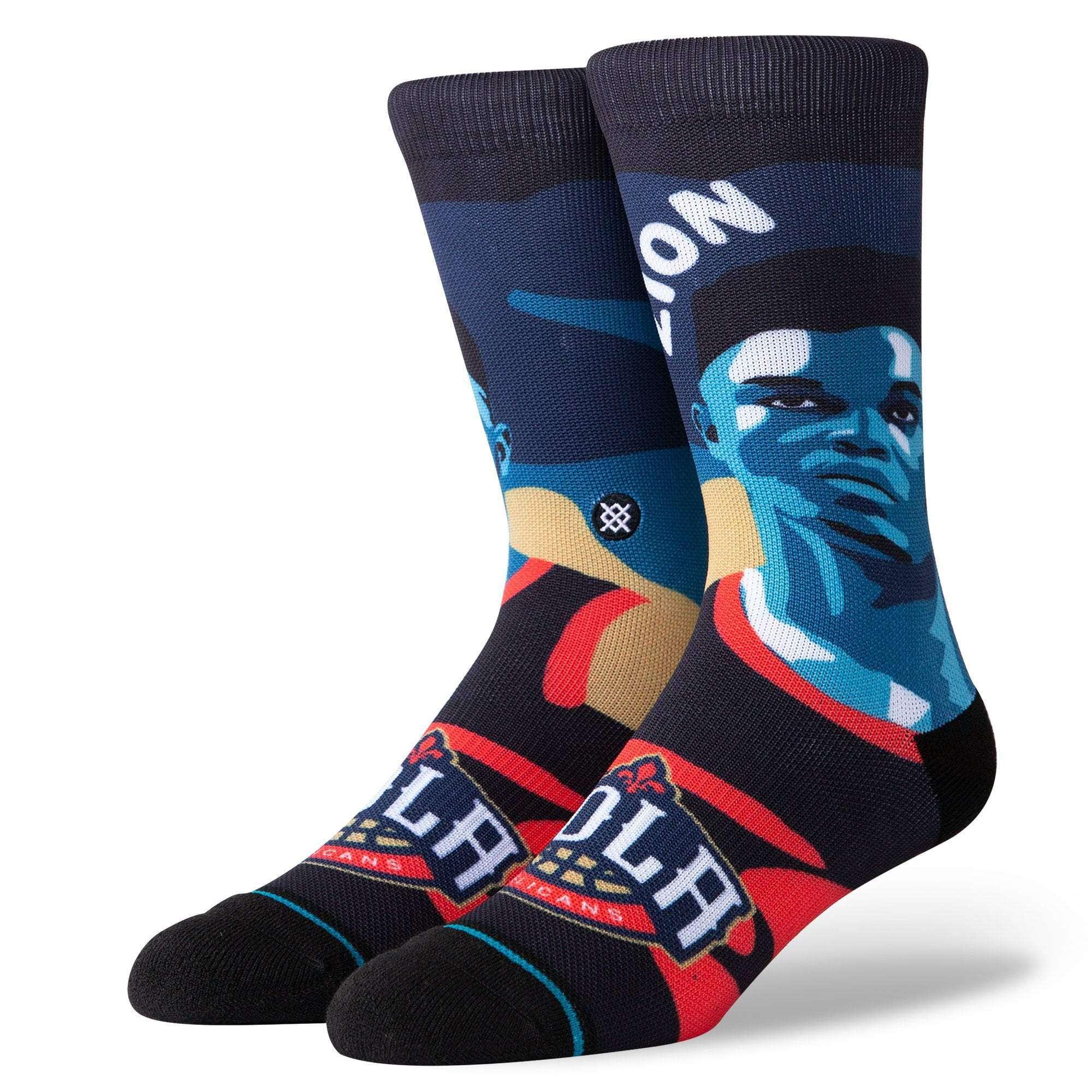 Stance Socks Zion Williamson New Orleans Pelicans Stance NBA Future Legends Crew Socks - Navy